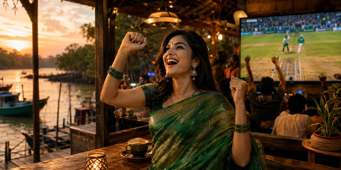 খুলনায় 777bt প্ল্যাটফর্মে জ্যাকপট গেম উপভোগ করছেন একজন বাংলাদেশি নারী